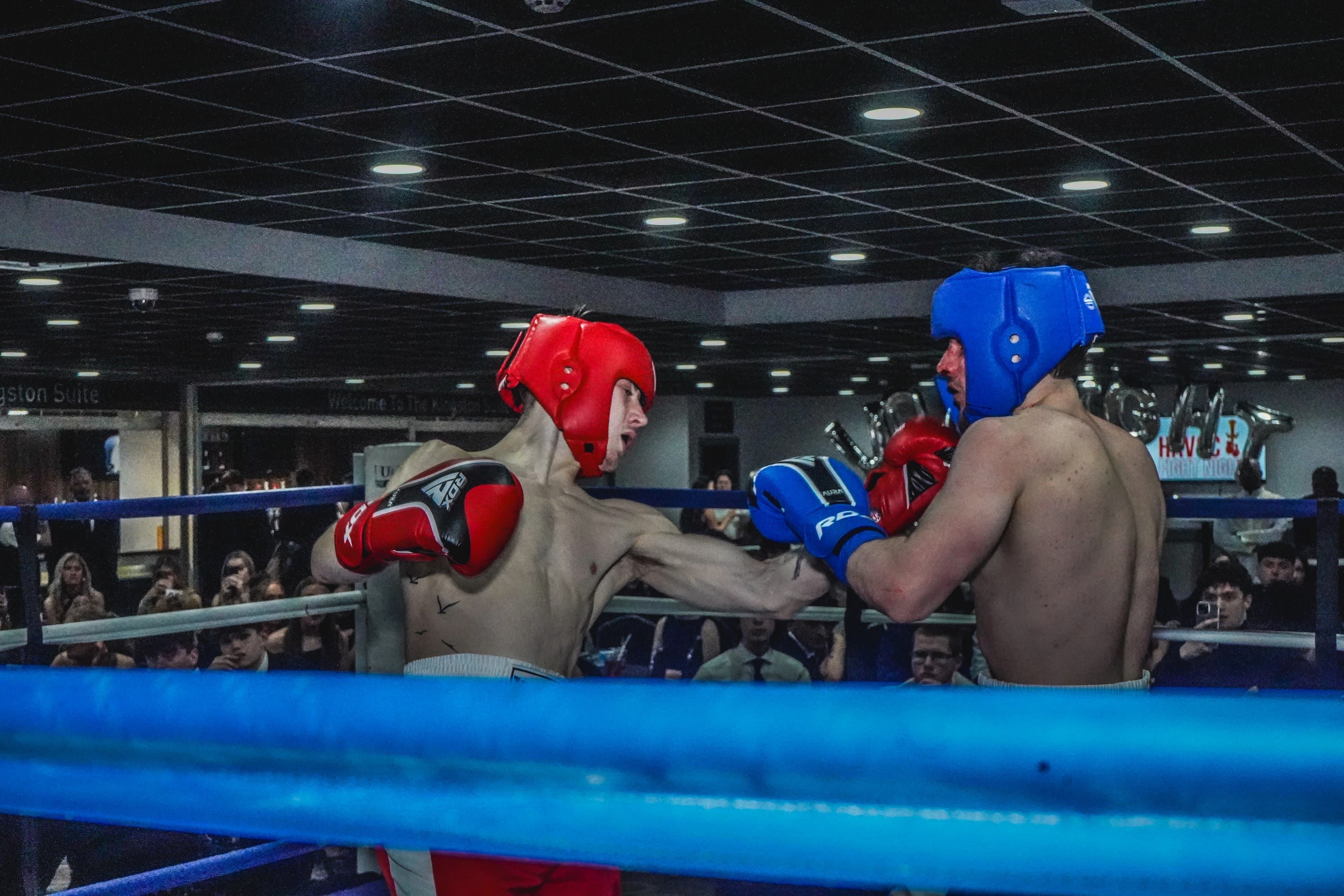 Fight Night at PQ Event Space , Princes Quay Shopping Centre on Level 1, in Hull, England, with the postcode HU1 2PQ - crowd and participants